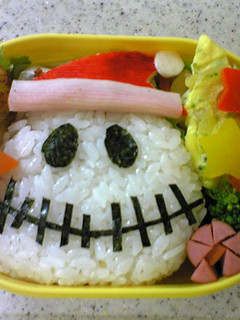 クリスマスキャラ弁・ジャックがサンタ!?-レシピのメイン写真