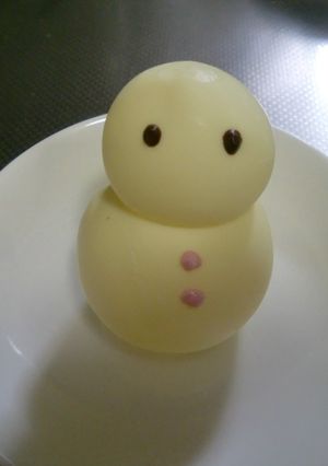 ホワイトチョコ☆雪だるま-レシピのメイン写真
