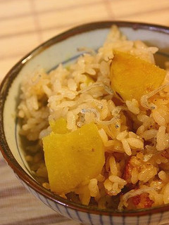 さつまいもとちりめんじゃこの炊き込みご飯-レシピのメイン写真