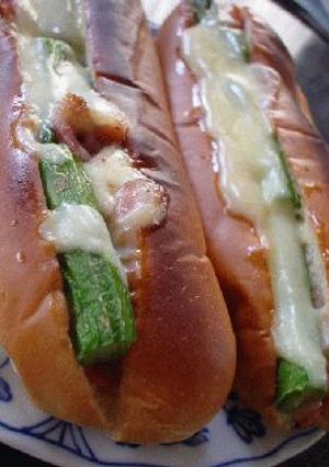 アスパラベーコンドッグ-レシピのメイン写真