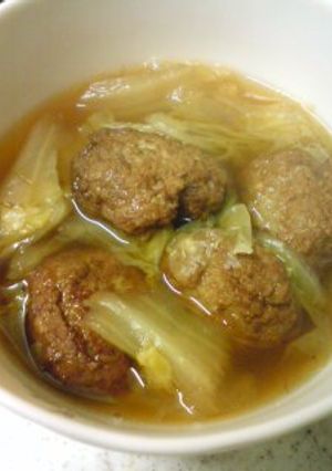 白菜と肉団子の中華煮-レシピのメイン写真