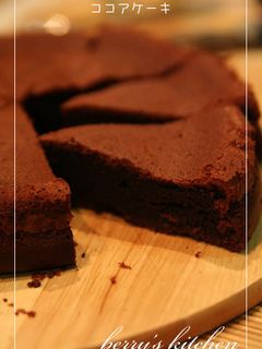 混ぜるだけのガトーショコラ風ココアケーキ-レシピのメイン写真