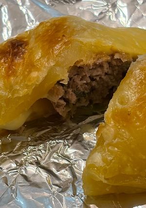 パイ包みハンバーグ-レシピのメイン写真