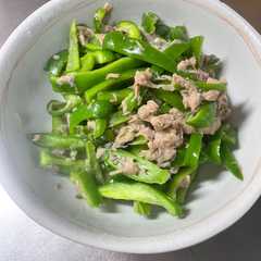 รูปของ 【四毒抜き】ピーマンとシーチキン煮炒め