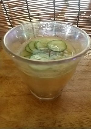 夏の名残！冷たいナメコカッパ汁-レシピのメイン写真