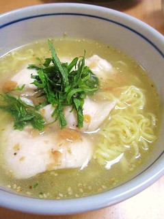 ヘルシー♪ササミと大葉の梅あんかけ麺-レシピのメイン写真