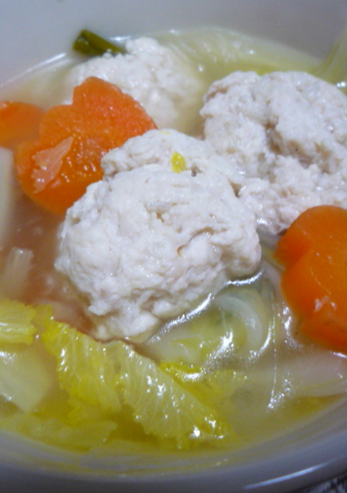 うちの白菜と鶏つくねのスープ煮-レシピのメイン写真