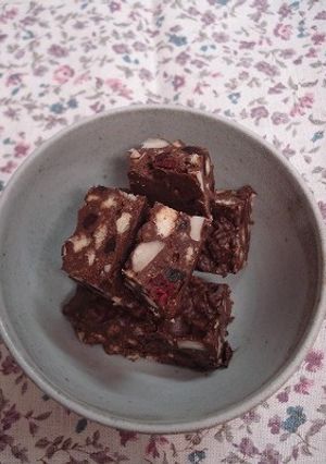 ぎっしりチョコ＊ナッツ＆ドライフルーツ-レシピのメイン写真