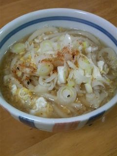 すぐできる!卵とじうどん-レシピのメイン写真