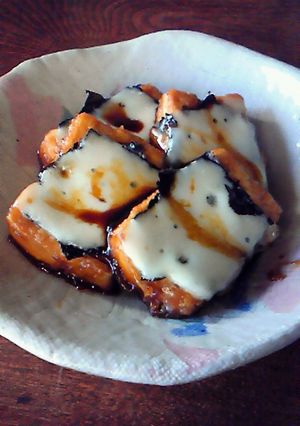 照り焼き豆腐に♪とろ〜りのりチーズ-レシピのメイン写真