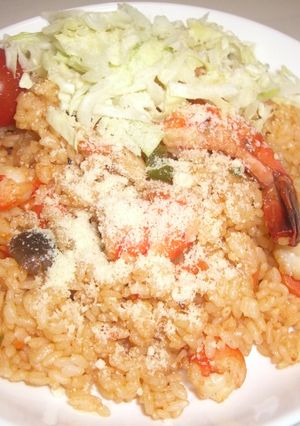 野菜たっぷり♪エビピラフ-レシピのメイン写真