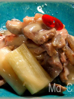 圧力なべ 牛すじ肉の土手焼き風-レシピのメイン写真