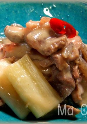 圧力なべ　牛すじ肉の土手焼き風-レシピのメイン写真