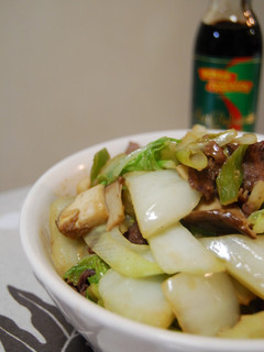 白菜&野菜たっぷりのバルサミコ酢牛肉炒め-レシピのメイン写真