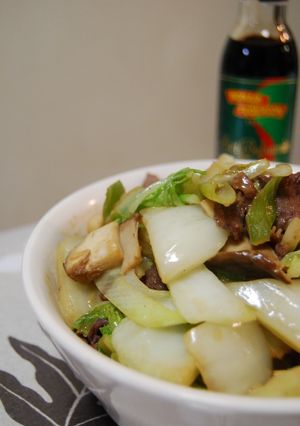 白菜＆野菜たっぷりのバルサミコ酢牛肉炒め-レシピのメイン写真