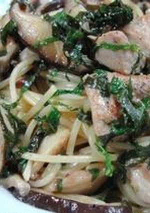 鮪と青紫蘇のパスタ-レシピのメイン写真