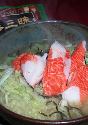 中華三昧「北京風」でかにらーめん-レシピのメイン写真
