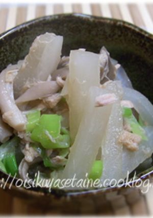 大根とツナの煮物（ダイエット・ヘルシー）-レシピのメイン写真