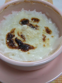 ミルクがゆのチーズ焼き-レシピのメイン写真