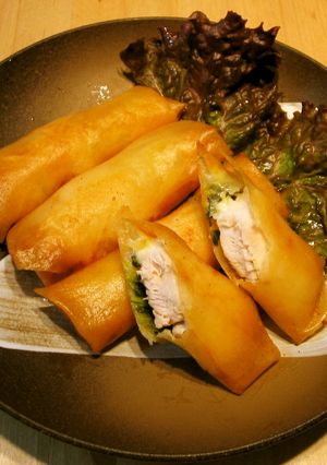 ささみとチーズのパリパリ春巻き❤-レシピのメイン写真