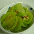 青いトマトのお漬物