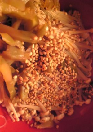 ザーサイとえのきだけのラー油胡麻和え-レシピのメイン写真