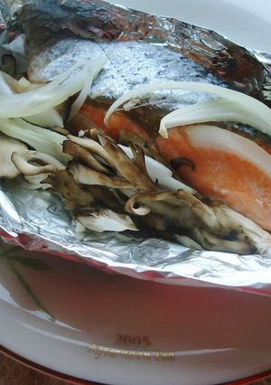 鮭のホイル焼き☆バルサミコソース-レシピのメイン写真
