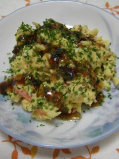 お好み焼き風ふんわり玉子♪-レシピのメイン写真
