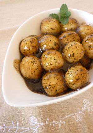 ごま餡de豆腐のだんご♪-レシピのメイン写真