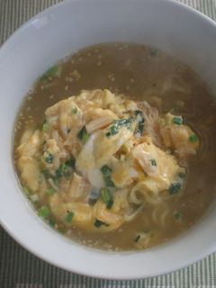 北京風ほたて入り卵焼き入りラーメン-レシピのメイン写真