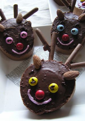 クリスマスケーキ 赤鼻のトナカイ君♪-レシピのメイン写真