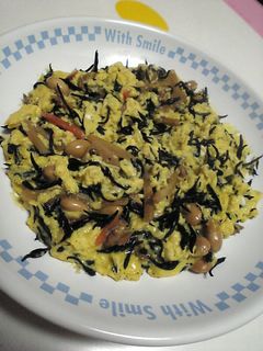 コンビニクッキング♪ ひじき煮の卵とじ♪-レシピのメイン写真