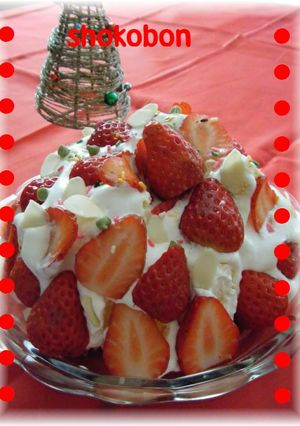市販のロールdeデコ盛りケーキ-レシピのメイン写真