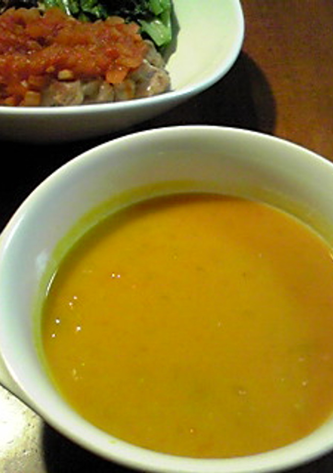 皮ごとまるごと　かぼちゃのスープ-レシピのメイン写真