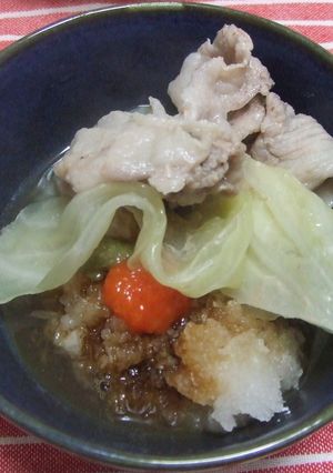 適量でＯＫ！超簡単キャベツ鍋-レシピのメイン写真