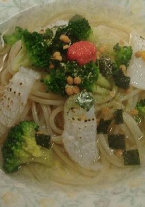 お茶漬けパスタ-レシピのメイン写真
