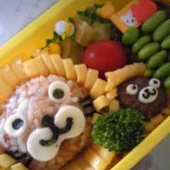 รูปของ ライオンがぉ〜☆簡単キャラ弁