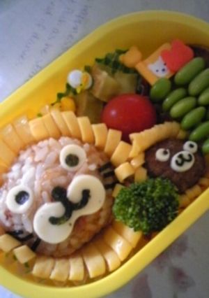 ライオンがぉ〜☆簡単キャラ弁-レシピのメイン写真