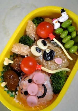 めいけんチーズ☆簡単キャラ弁-レシピのメイン写真