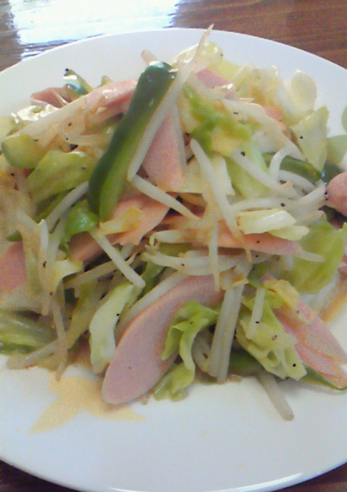 うちのシャキシャキうまい！野菜炒め！-レシピのメイン写真