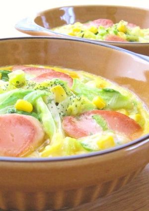 ∮とろり❤キャベツとコーンのグラタン風∮-レシピのメイン写真