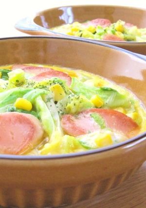 ∮とろり❤キャベツとコーンのグラタン風∮-レシピのメイン写真
