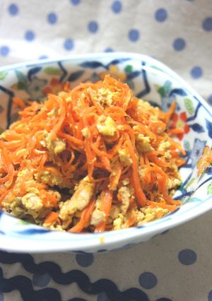 あたしんちの人参しりしり★-レシピのメイン写真