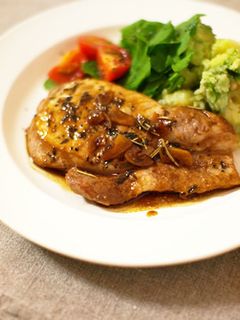 バルサミコ風味の豚肉ソテー-レシピのメイン写真