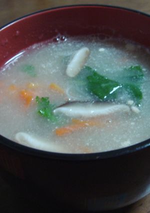 やさしい味の<かぶら汁のお雑煮>-レシピのメイン写真