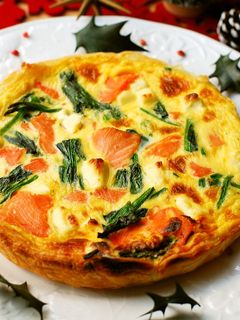 クリスマス☆スモークサーモンのキッシュ-レシピのメイン写真