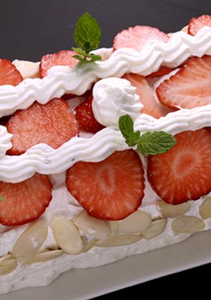 大豆粉のヘルシーデコレーションケーキ-レシピのメイン写真
