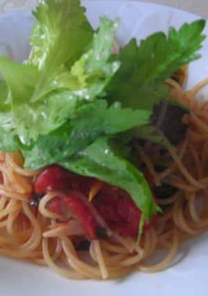 セロリとトマトのパスタ-レシピのメイン写真