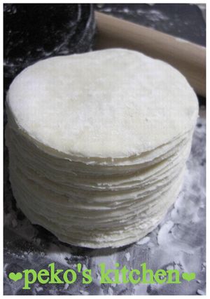 ✿手作り餃子の皮✿-レシピのメイン写真