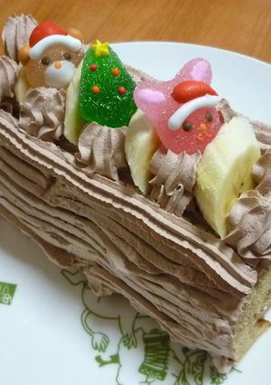 クリスマス♪超簡単ブッシュドノエル♪-レシピのメイン写真